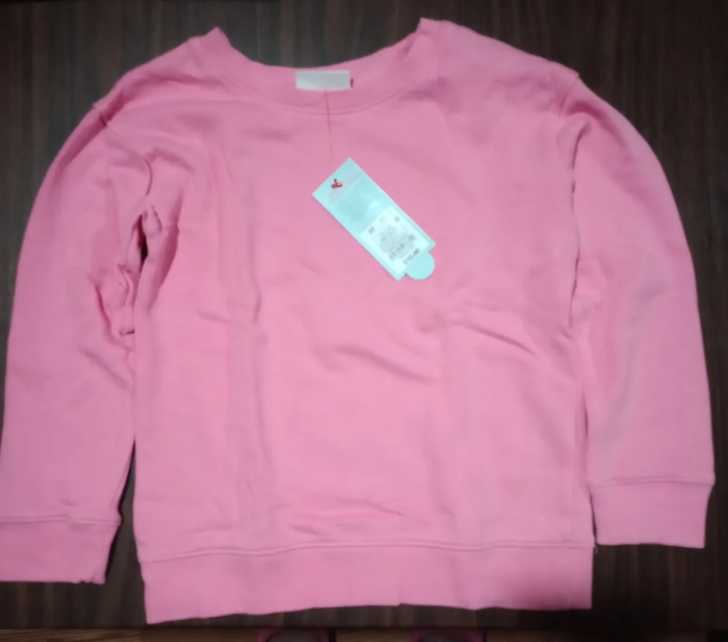Cat & Jack Toddler Girls Long Sleeve Sweatshirt Pink 5T