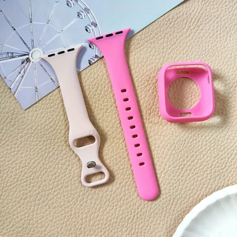 soft silicone strap and rubber bumper protective case
